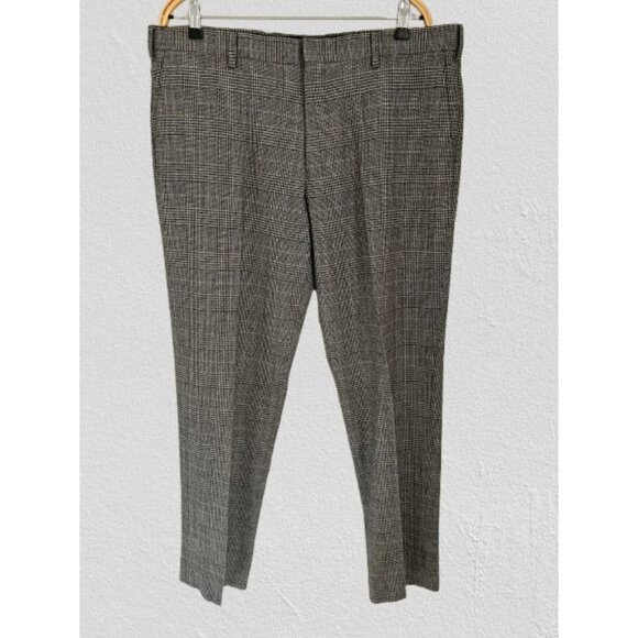 J.Crew Other - J.Crew Ludlow Trousers Gray Plaid Wool Blend Pants Size 38/32